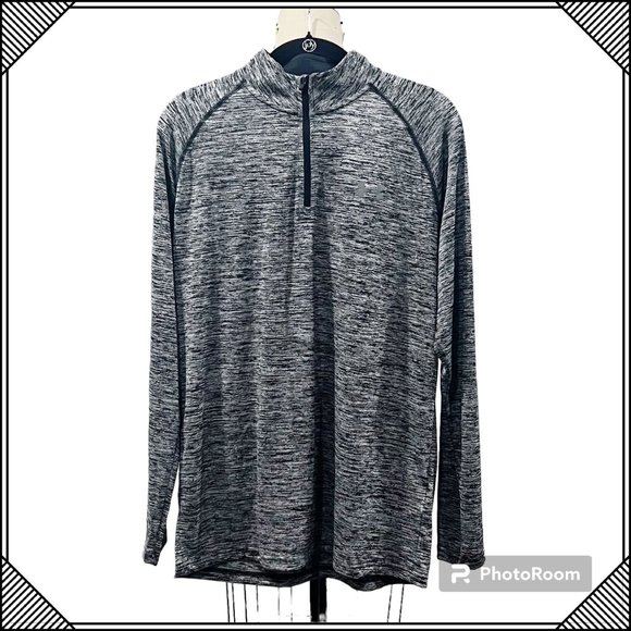 UNDER AMOUR Mens Heatgear Half-Zip Pullover Sweatshirt - Size M/Unisex /NWT - Picture 2 of 7